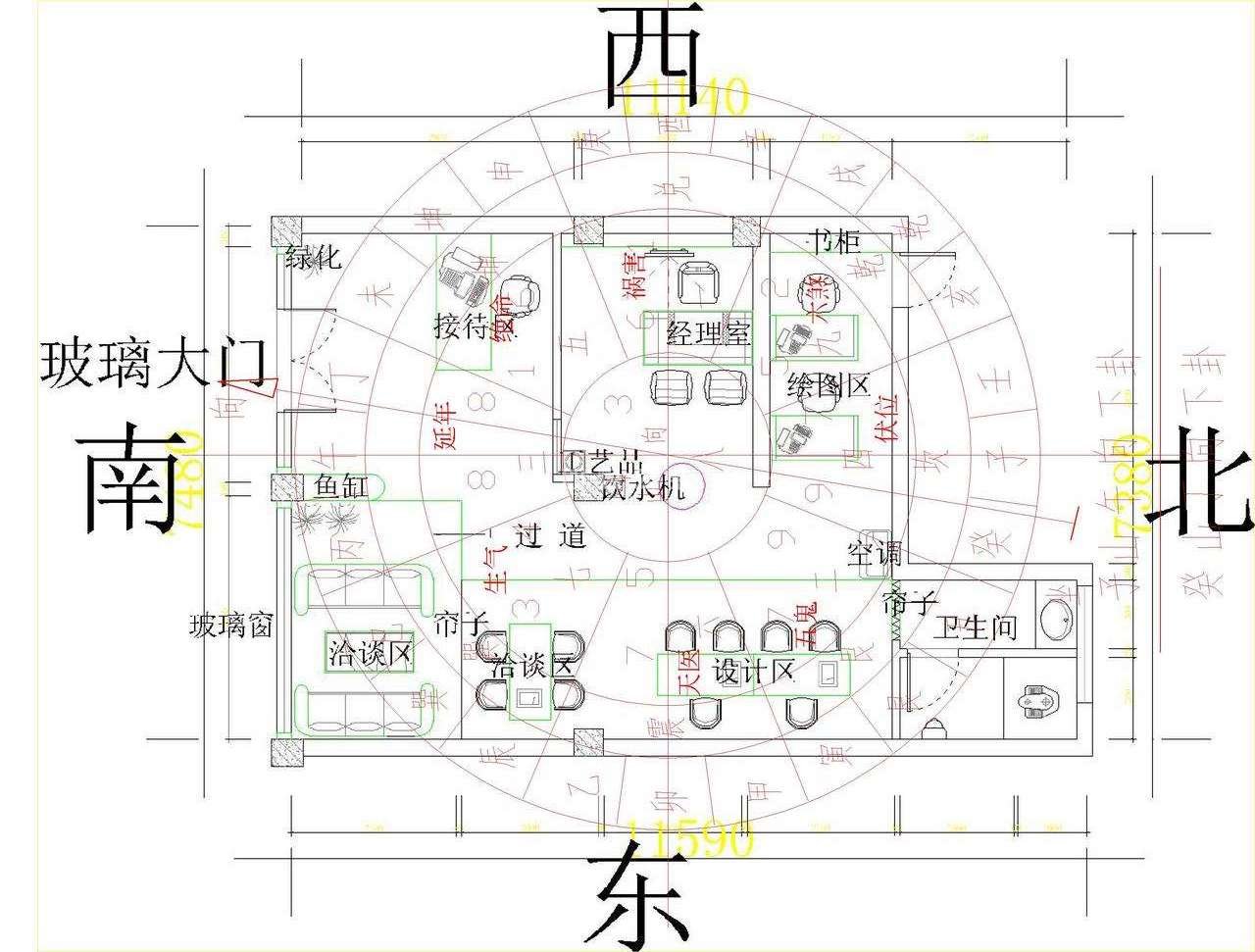 公司財務辦公室擺放財神位置圖 設計師極