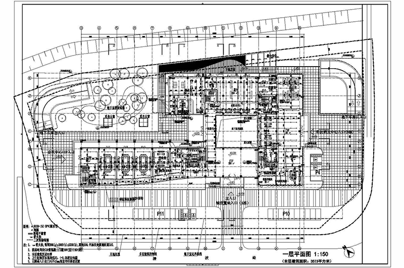 辦公樓裝修平面消防設計施工圖